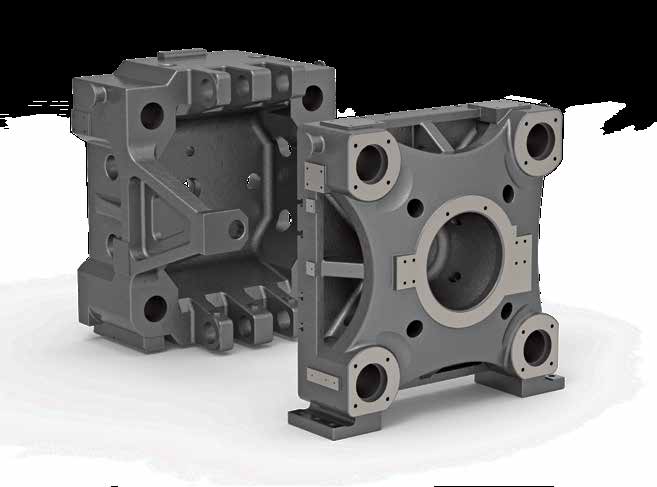 Injection mold component used for machine sizing discussion